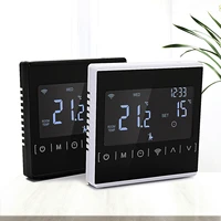 wifi smart thermostat temperature controller for electric floor heating humidity display