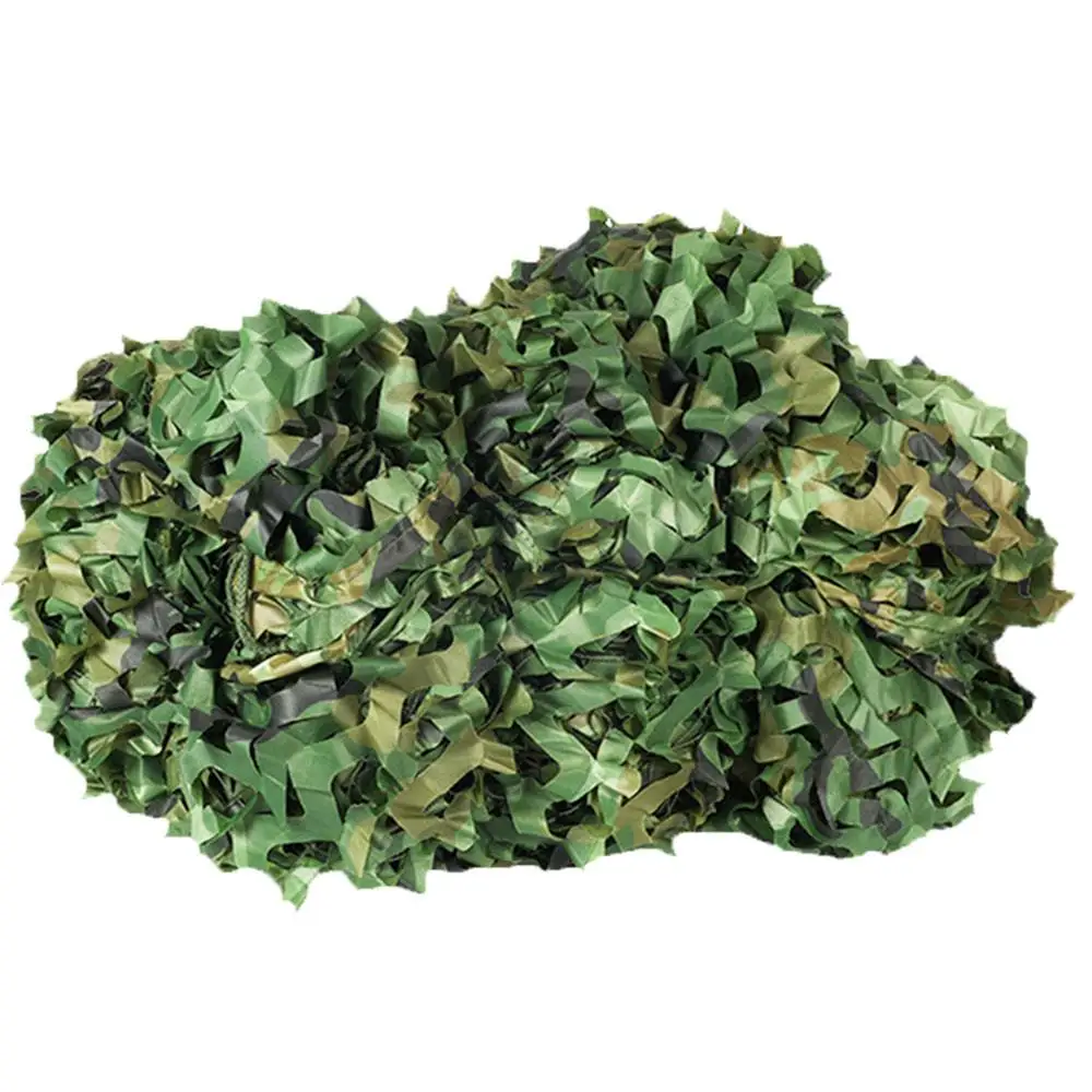

Camouflage Net Military Sail Jungle Cover Green Shade Net Rope Car Cover Net Hunting Woodland Oxford Balcony Gazebo Tent 3mx4m 2