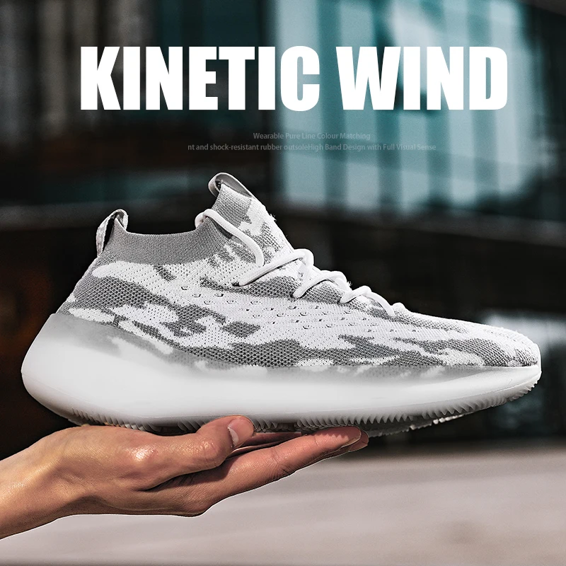 

Popcorn Soft Sole Running Shoes Men 2021 New Women's Casual Sneakers Breathable Unisex Sport Shoes Summer Mens Trainers