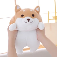 35 55cm round chubby firewood dog plush toys soft stuffed cute animals pillow shiba inu doll for kids girl friend birthday gifts