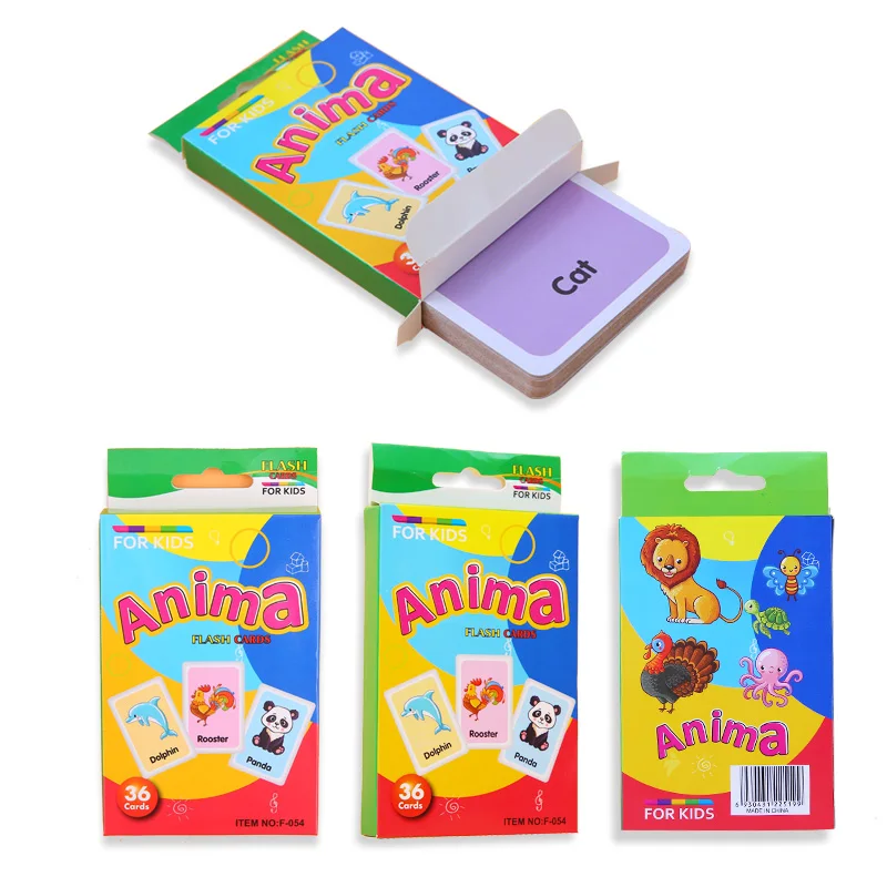 Буквы Baby игральных карт образовательная карточка игры дети изучают флэш-карты английские слова Раннее Обучение карты ребенка для игры в покер карты