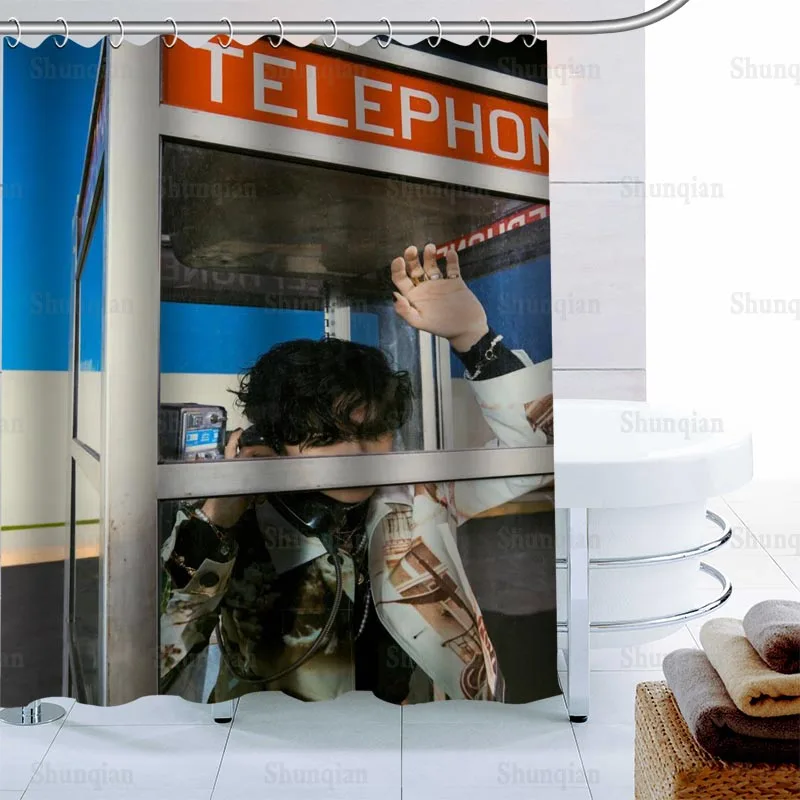 Занавеска для душа SHINee KPOP на заказ занавеска ванной из водонепроницаемой ткани