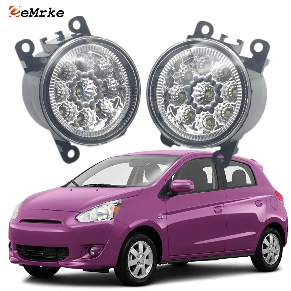 Автостайлинг для Mitsubishi Mirage / Space Star Hatchback (A0_A) 2012 ~ 2016 светодиодные противотуманные