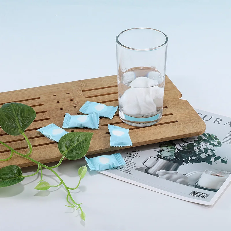 Одноразовое спрессованное полотенце 20 шт. портативное для лица путешествий на