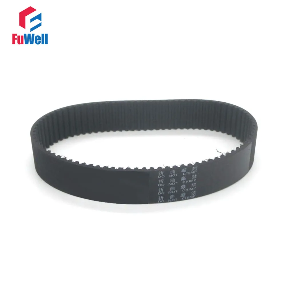 

2pc HTD3M Timing Belt Closed Loop Synchronous Belt 174/177/180/183/186/189/192/195/198/201/204-3M 15mm Width Rubber Pulley Belt