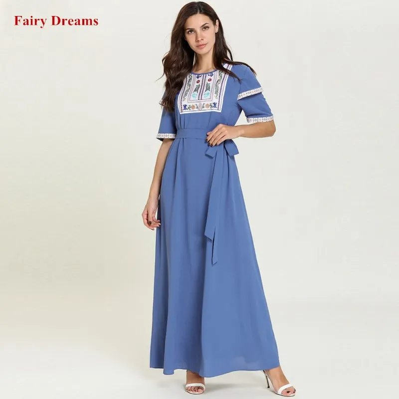 Бандажное платье для женщин мусульманская абайя Дубай Турецкая Турция Бангладеш