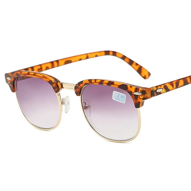 Рецептурные солнцезащитные очки с леопардовым покрытием кошачий глаз