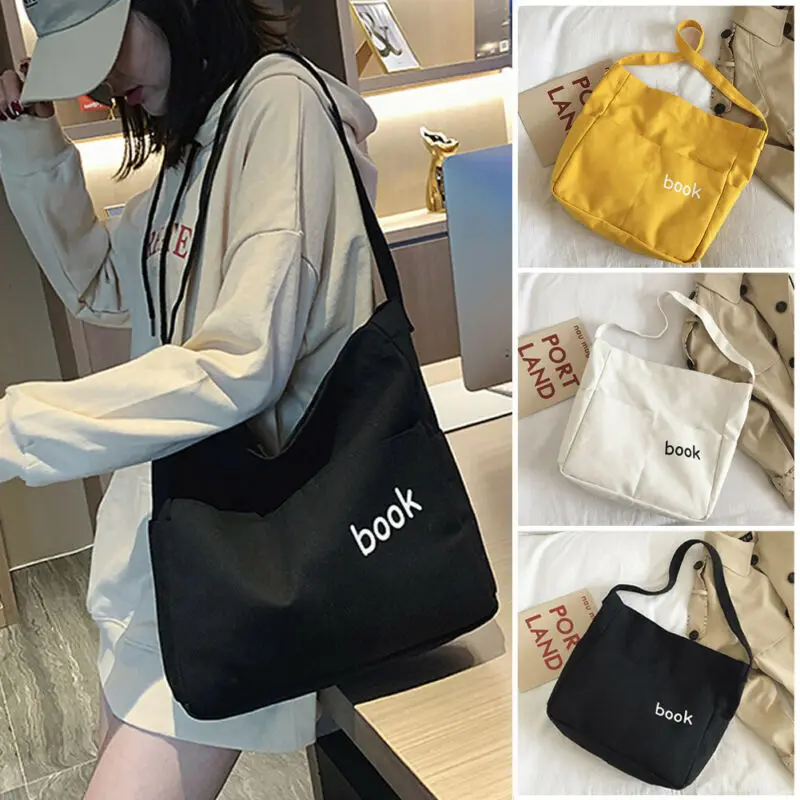 Женская винтажная Холщовая Сумка Хобо большая сумка-мессенджер сумочка на плечо