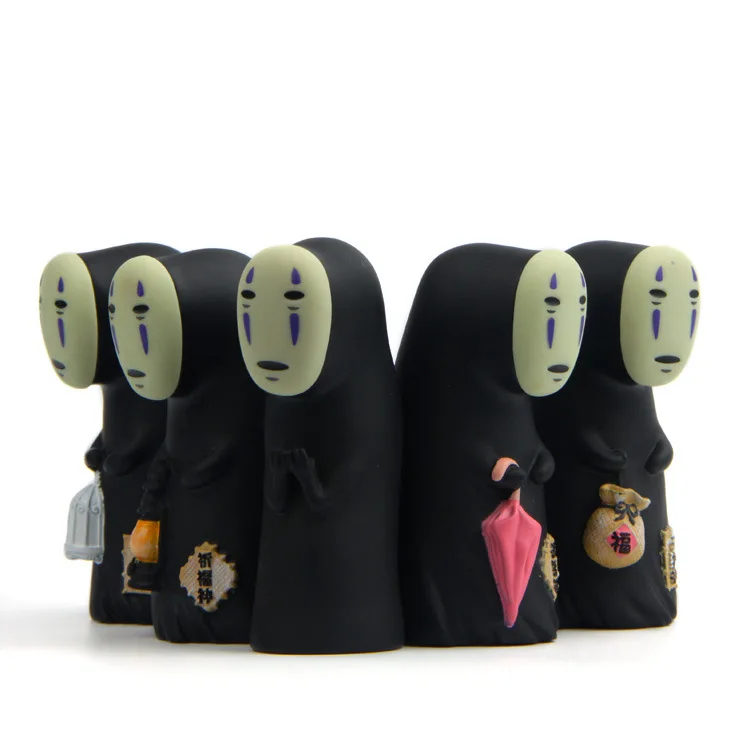 Аниме Миядзаки Хаяо человек без лица с призраком забавная модель из ПВХ 8 см