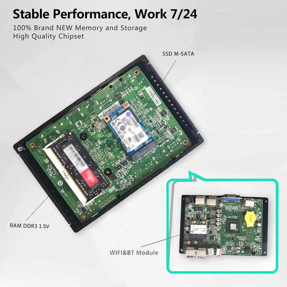 Мини компьютер AMD A6 1450 Windows 10 8 ГБ 128 HD8250 поддержка HD VGA выход 1000 м Lan офисный мини