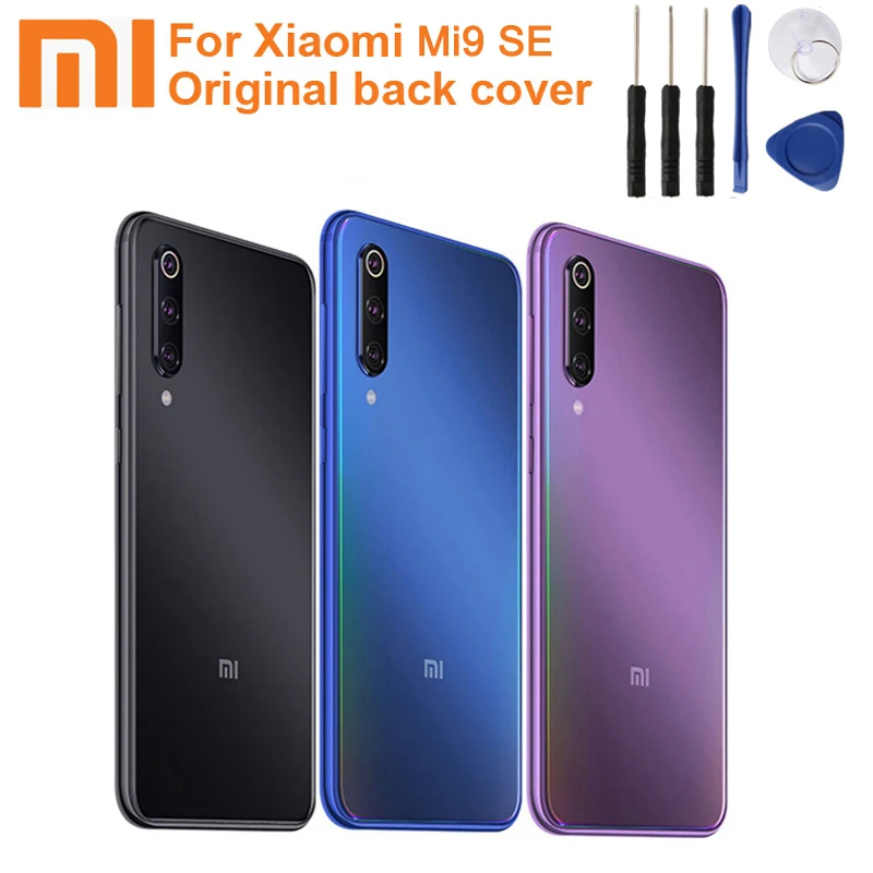 Xiao Mi Xiaomi оригинальная стеклянная батарея Задняя панель для MI 9 SE Mi9SE M9SE MI9 задняя