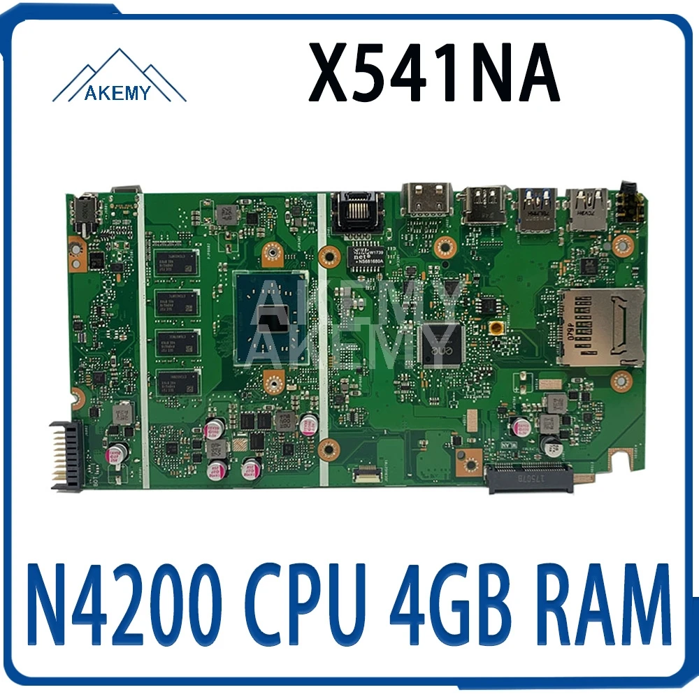 

Материнская плата X541NA N4200/N3350U/N3700U, 4 Гб ОЗУ, REV 2,1 Для ASUS X541 X541N X541NA, материнская плата для ноутбука 90NB0B30-R00031, бесплатная доставка