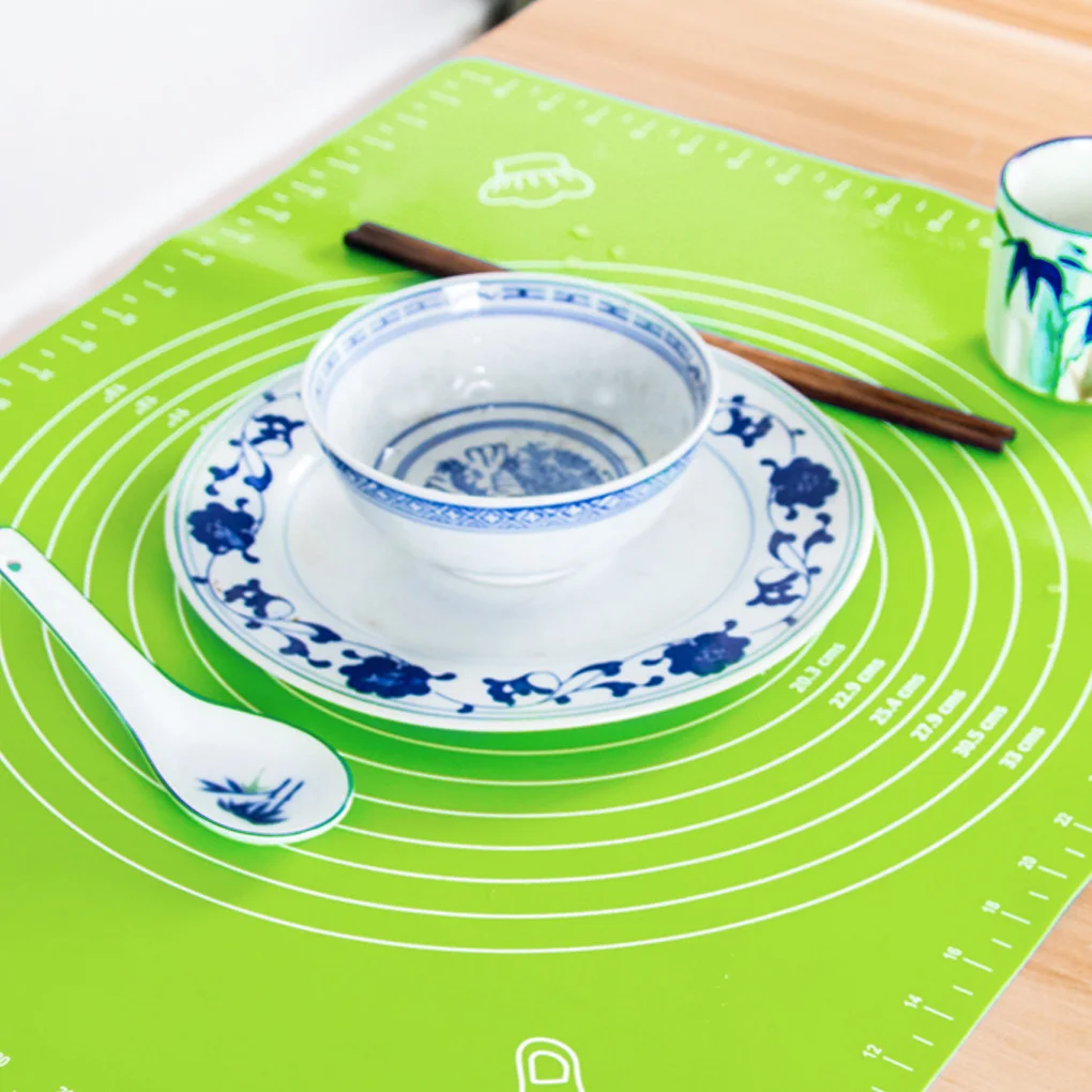 1 шт. антипригарный силиконовый коврик для раскатки теста подкладка кондитерских