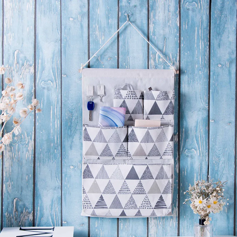 55*34 см моющаяся настенная сумка для хранения органайзер домашней кухни С 5