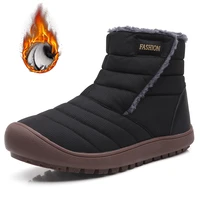 2021 new men boots winter fur men snow boots couples keep warm casual shoes outdoor men fashion sneakers light ankle boots