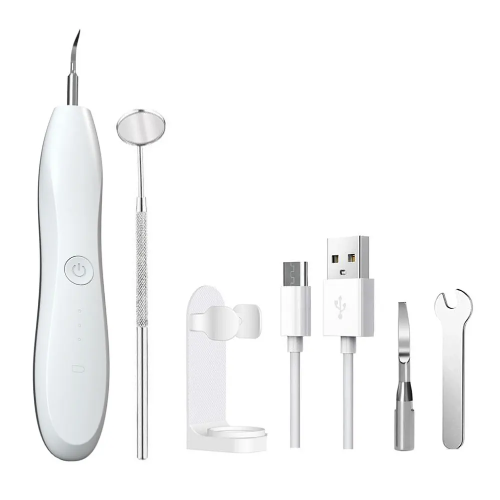 

Electric Sonic Dental Calculus Scaler Tartar Cleaning Dental Calculus Remover Tartar Removal USB Changing Electric Teeth Cleaner