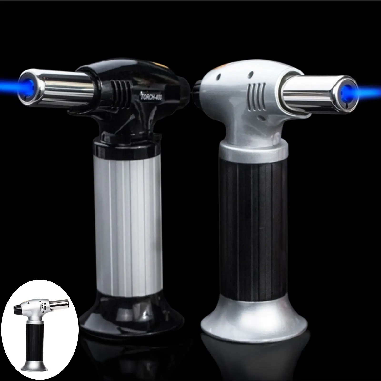 Портативный выдувной бутановый факел пропановый Регулируемый факфонарь для