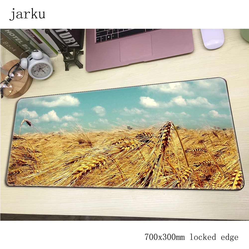 

Wheat Earth mouse pad best seller Computer mat 800x400X3MM gaming mousepad large padmouse Adorable keyboard games pc gamer desk