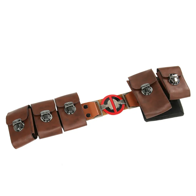 Полный комплект с ремнем Уэйда Вилсона Костюмные чехлы пряжкой дэдпол Райан