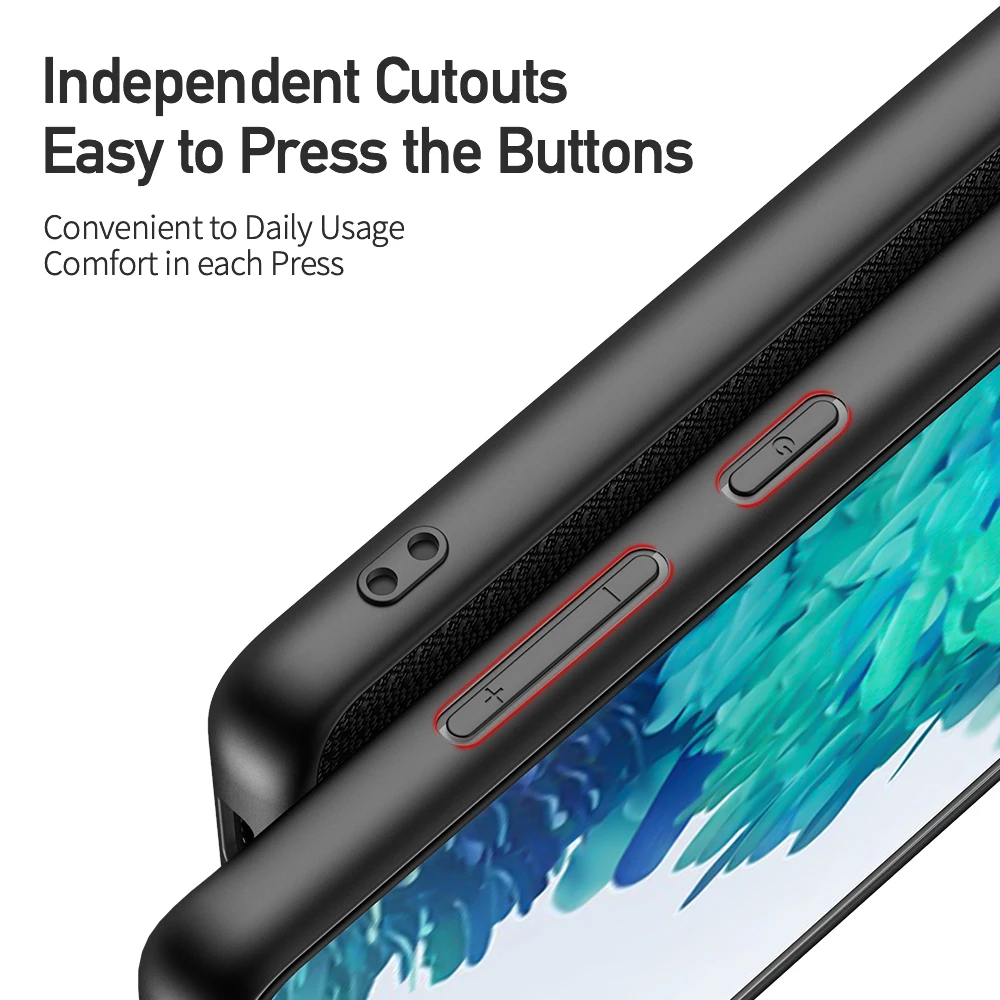 dux ducis fino series woven nylon texture silicone back case for samsung galaxy s21 s20 fe plus ultra a72 a52 a22 a32 a12 cover free global shipping