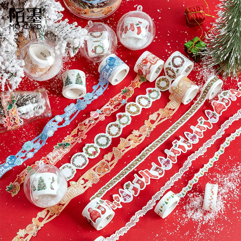 

Colorful Christmas Party Series Decorative Adhesive Tape Snowman Masking Washi Tape DIY Scrapbooking Sticker Label Stationery