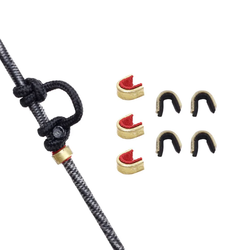 12 шт. тетива инструмент позиции охота стрельба из лука аксессуары Пряжка носовой