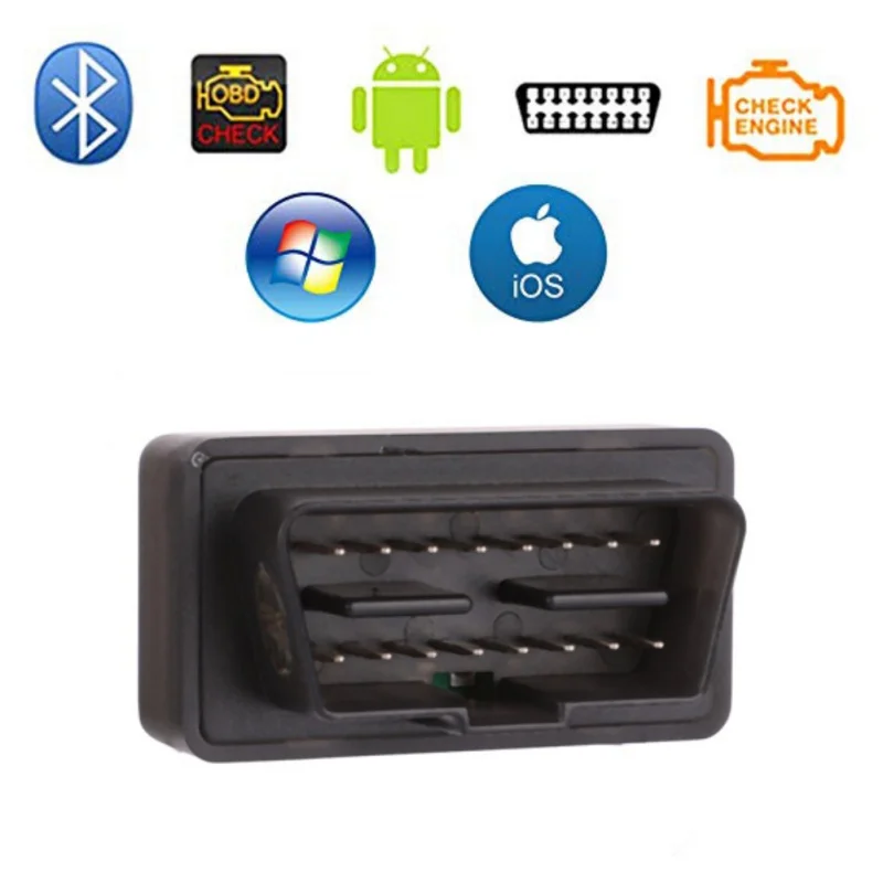 Автомобильный мини сканер OBD ELM327 Bluetooth 4 0 OBD2 OBDII инструмент для диагностики