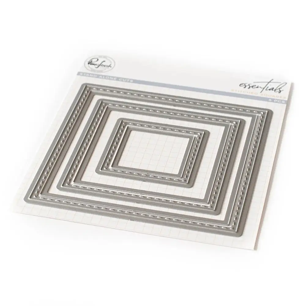 

JC Metal Cutting Dies Multiple Squares Frame Scrapbooking Die Cut Card Make Shape Stencil Craft Mold Decor Template New Design