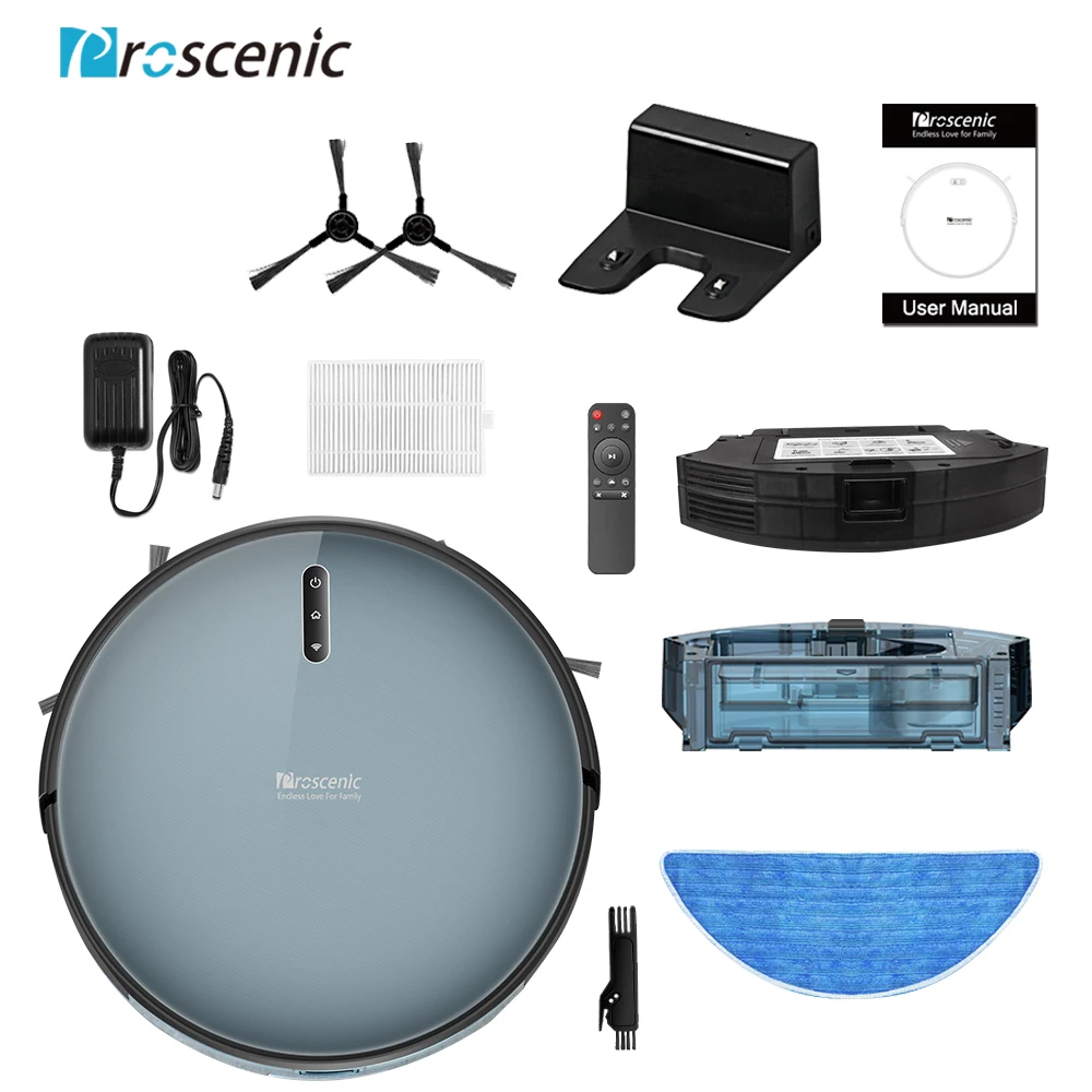 Proscenic 830T робот-пылесос 3 в 1: Saugroboter mit Wischfunktion приложение Управление wlan saugroboter