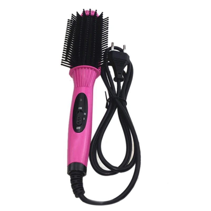 Fast Heat Curler Hair Straightener Electric Hair Comb Brush Straightening Irons Multifunction Salon Curling Tool EU Plug