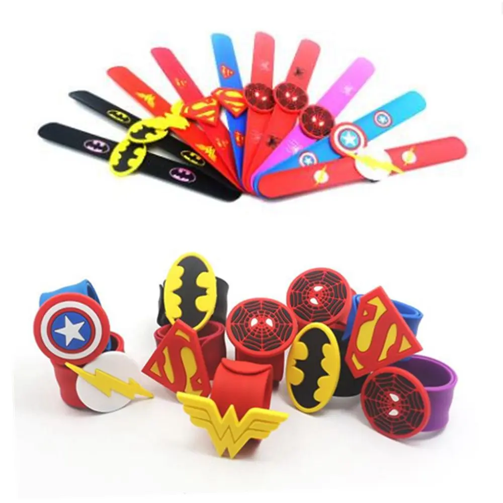 С изображением героев из мультфильмов 1 штука силиконовый браслет двигающиеся