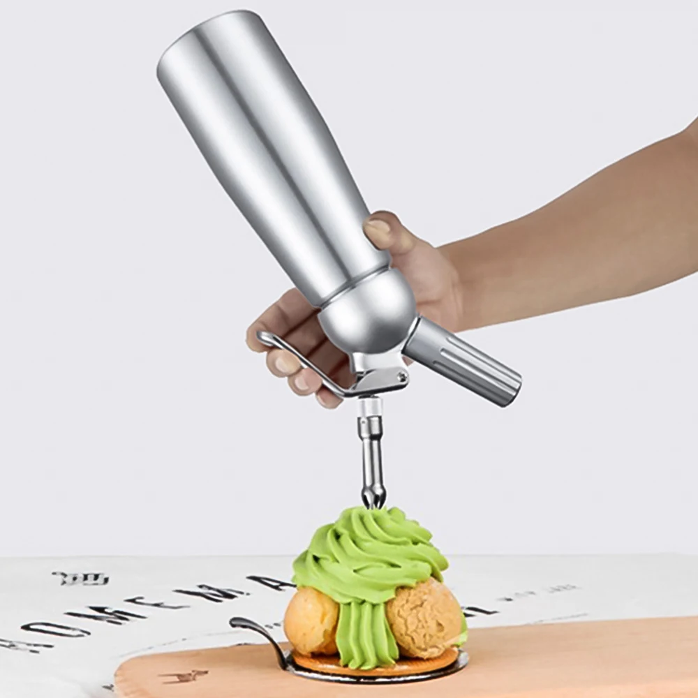 500 мл дозатор для взбитых сливок из нержавеющей стали кухонный комплект крем