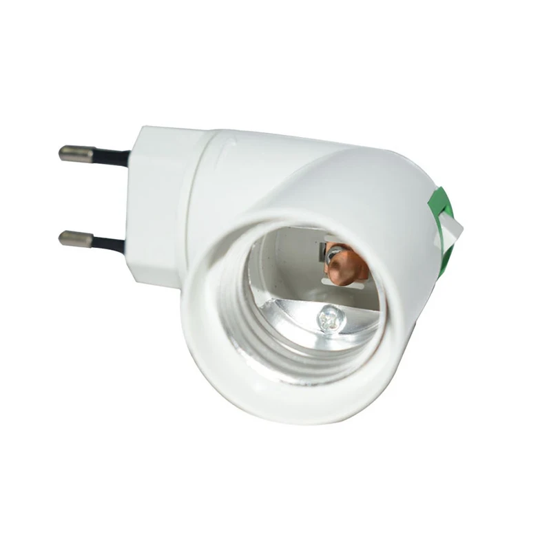 Огнестойкий материал 1 шт. цоколь E27 для штепсельной вилки европейского стандарта