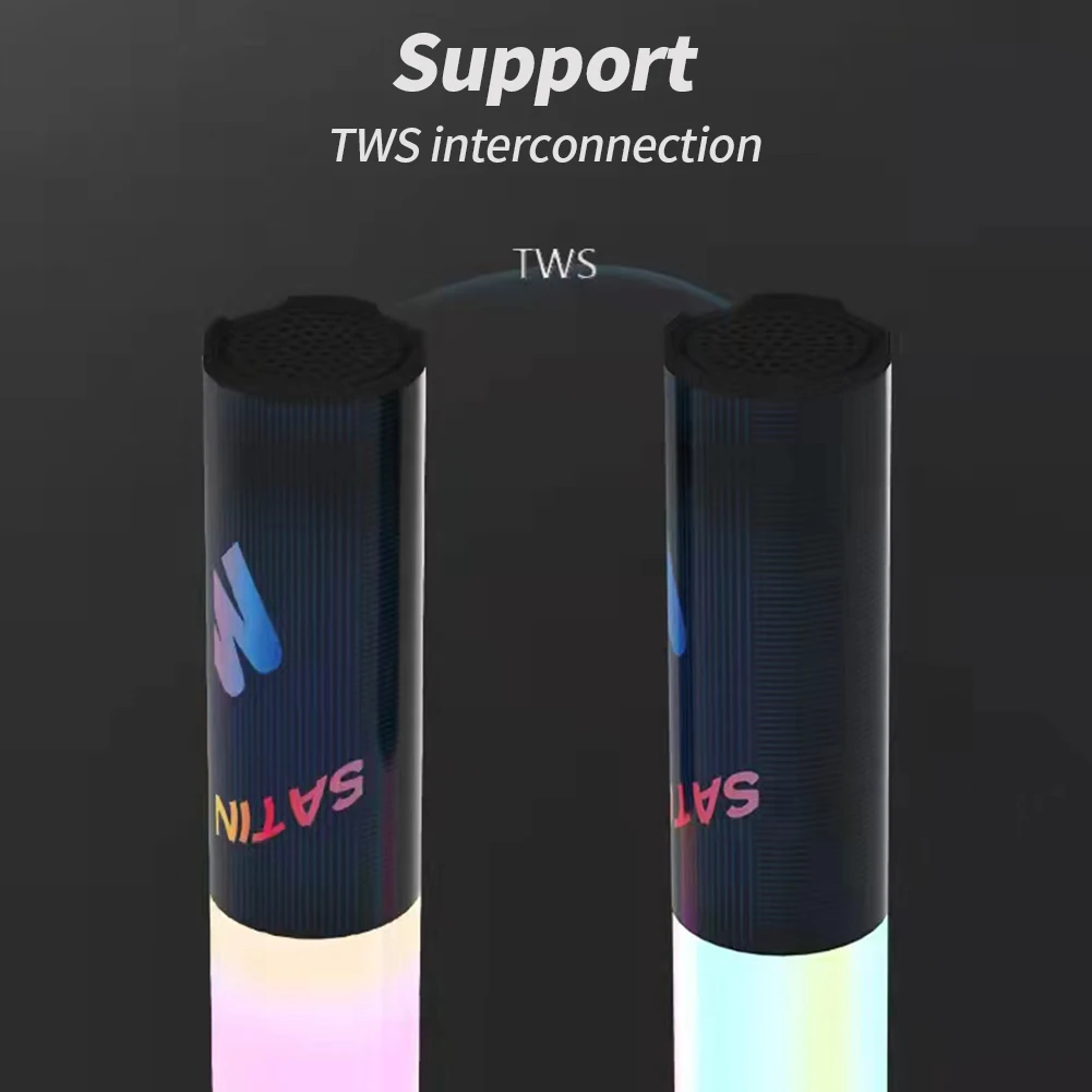 Bluetooth-совместимая световая панель с голосовой активацией музыкальный ритм