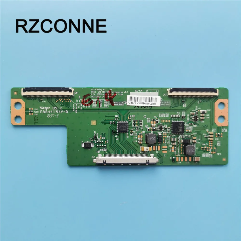 Плата T-con для LG 43/49/55 дюймов V15 FHD DRD 6870C-0532A 0532B 0532C | Компьютеры и офис