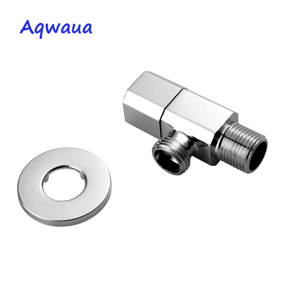 Aqwaua водяной клапан Кран угловой кран латунный дивертер G1/2 "унитаз душевая