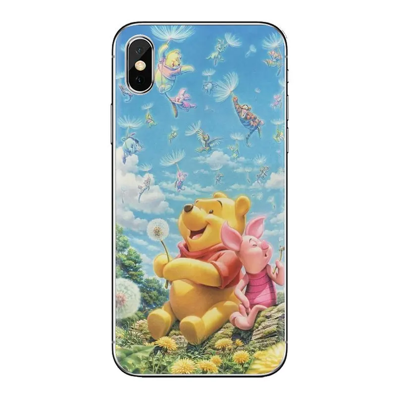 For iPhone XS Max XR X 4 4S 5 5S 5C SE 6 6S 7 8 Plus Samsung Galaxy J1 J3 J5 J7 A3 A5 Soft Transparent Shell Covers art Eeyore |