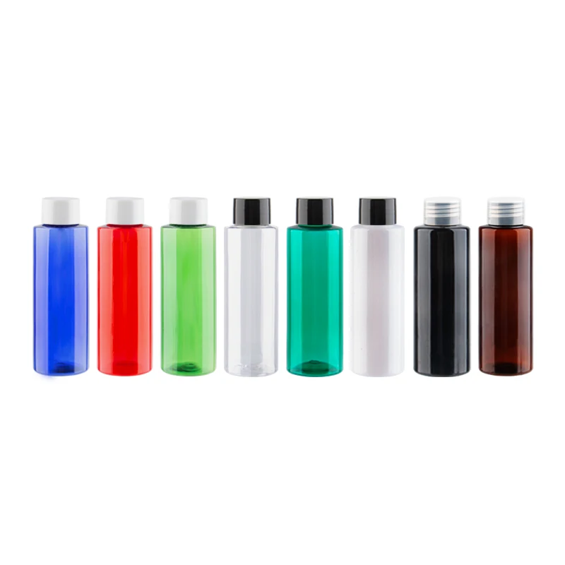 

Многоразовые пластиковые флаконы 100 мл x 50, бутылка с винтовой крышкой цветные, ПЭТ, контейнеры для шампуня, зеленые, бирюзовые, прозрачные, я...