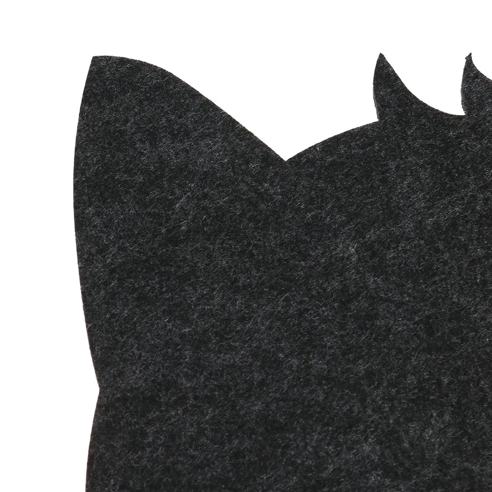 

Felt Cat Head Desk Mat Anti-slip Soft Gaming Mouse Pad Keyboard Mat Laptop Computer PC