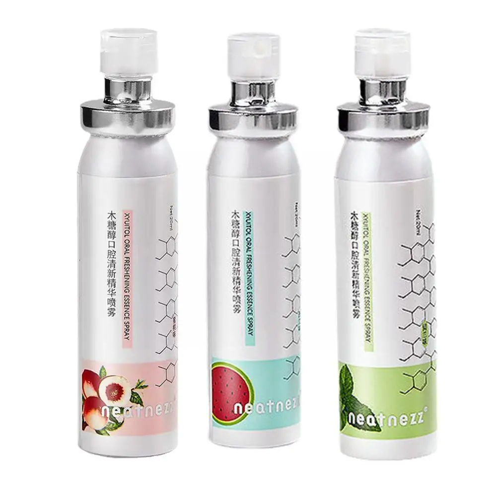 Освежитель воздуха спрей медовый персик мятный вкус дыхание мужской плохой