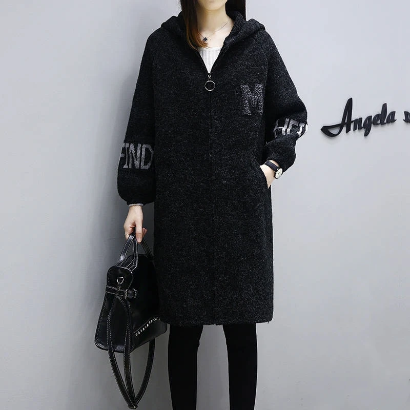 Новинка 2019 свободное зимнее пальто большого размера очень длинное плотное