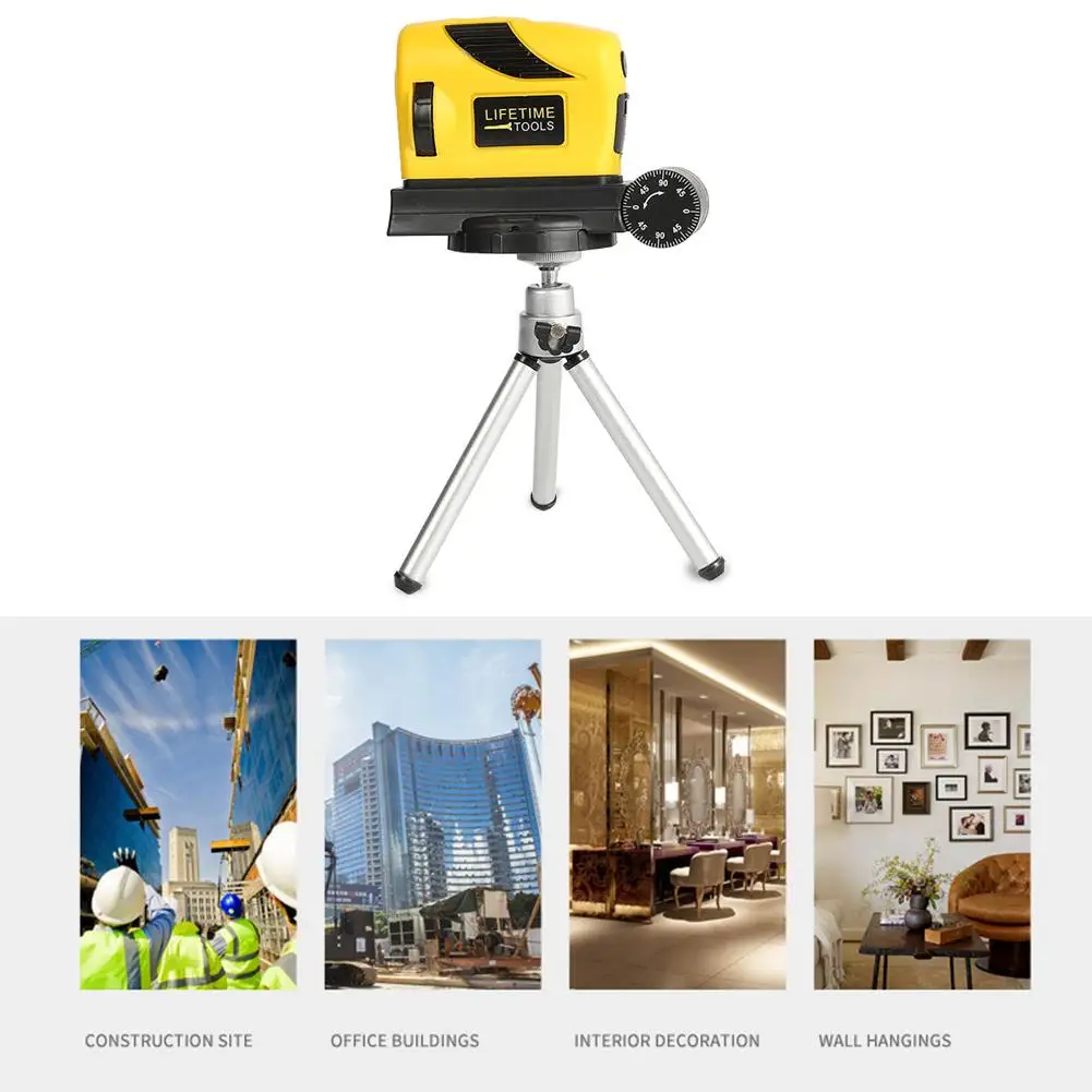 

Infrared Laser Level 360 Degree High Precision Adjustable Point Line Cross Vertical Infrared Level Instrument Measuring Tools