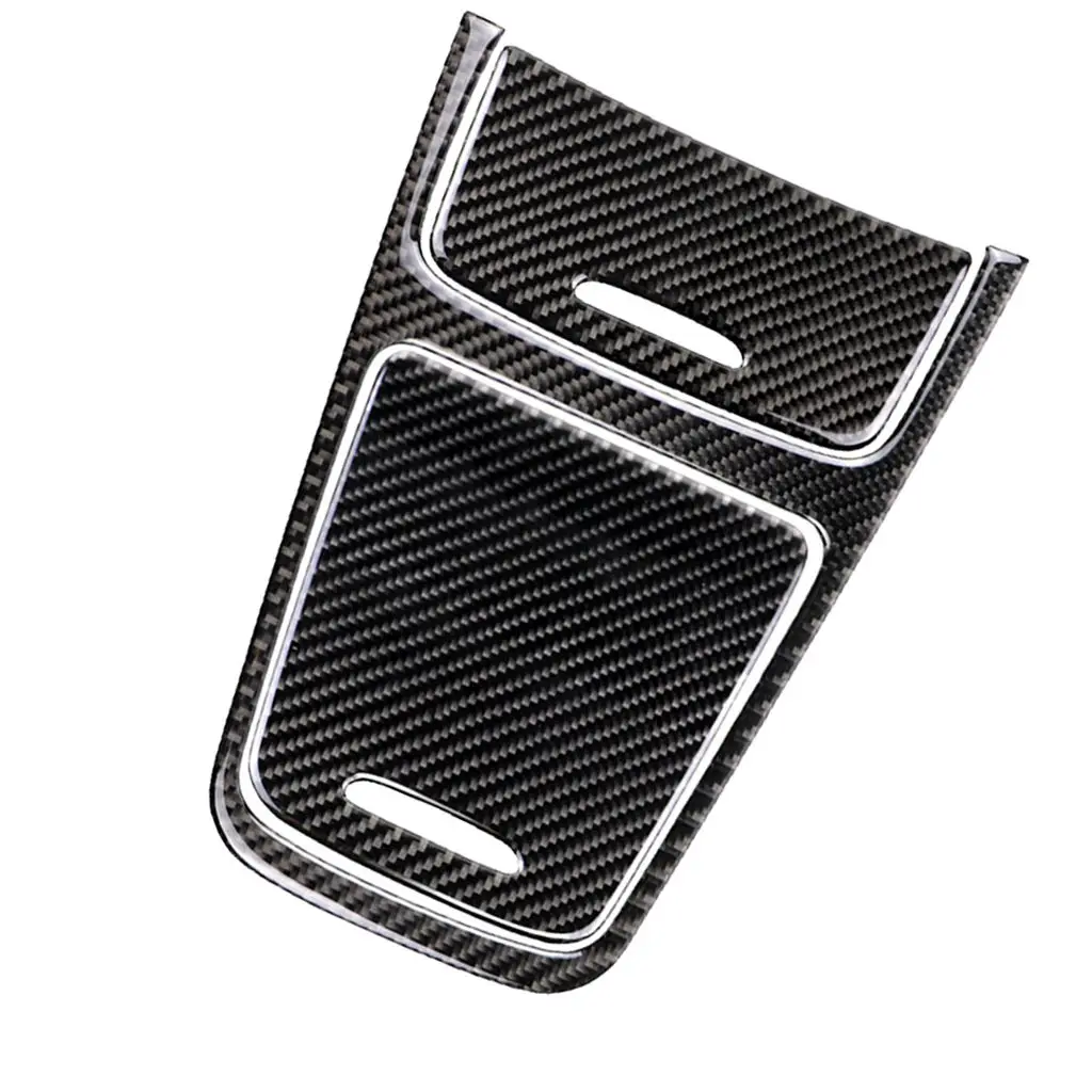 

3x Car Storage Box Cover +Panel Cover Frame +Cup Holder Sticker for Mercedes
