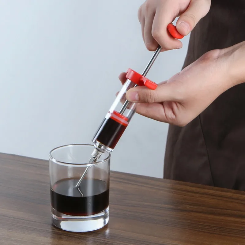 

Food Grade PP Stainless Steel Needles Spice Syringe Set BBQ Meat Flavor Injector Kithen Sauce Marinade Syringe Accessory