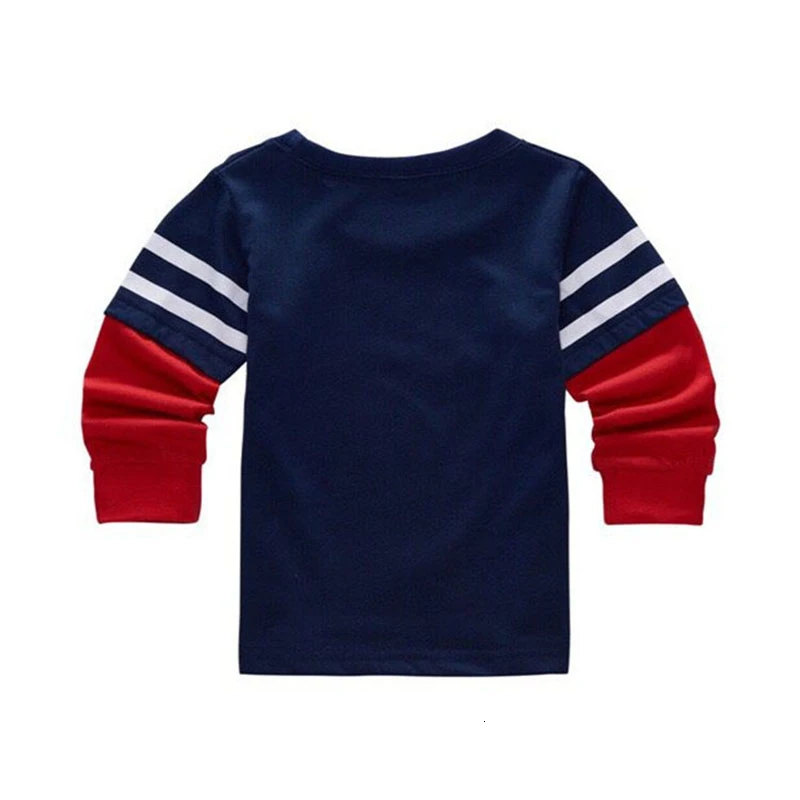 Детская одежда с героями мультфильмов футболка длинными рукавами для мальчиков