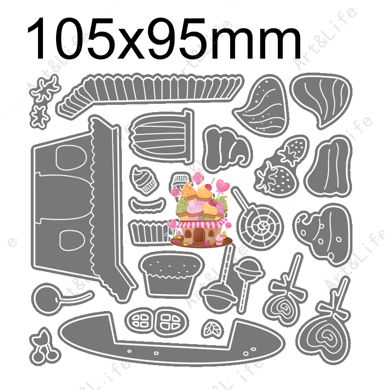 Новые металлические Вырубные штампы для мороженого бисквитов домашних