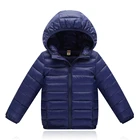 Детские зимние куртки; Детская теплая хлопковая одежда; Ультра-светильник; Портативное пальто; Верхняя одежда; Парка с капюшоном для мальчиков и девочек; Милый зимний комбинезон