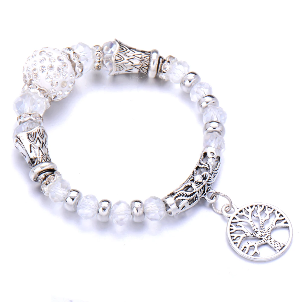 Браслет из бусин Древо жизни для женщин и мужчин изящные деревянные четки йоги