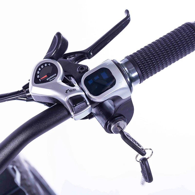 Новый электрический велосипед 20 дюймов алюминиевая складная рама 48 В 10ач 350 Вт 7