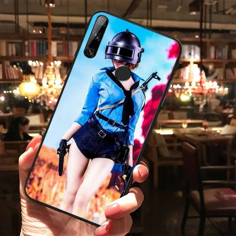 Чехол для телефона HaNismt PUBG мягкий силиконовый чехол из ТПУ Huawei Y5 Y6 Y7 Y9 Prime Pro II 2019 2018